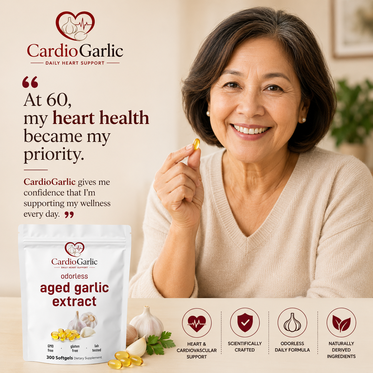 CardioGarlic™ Aged Garlic Extract