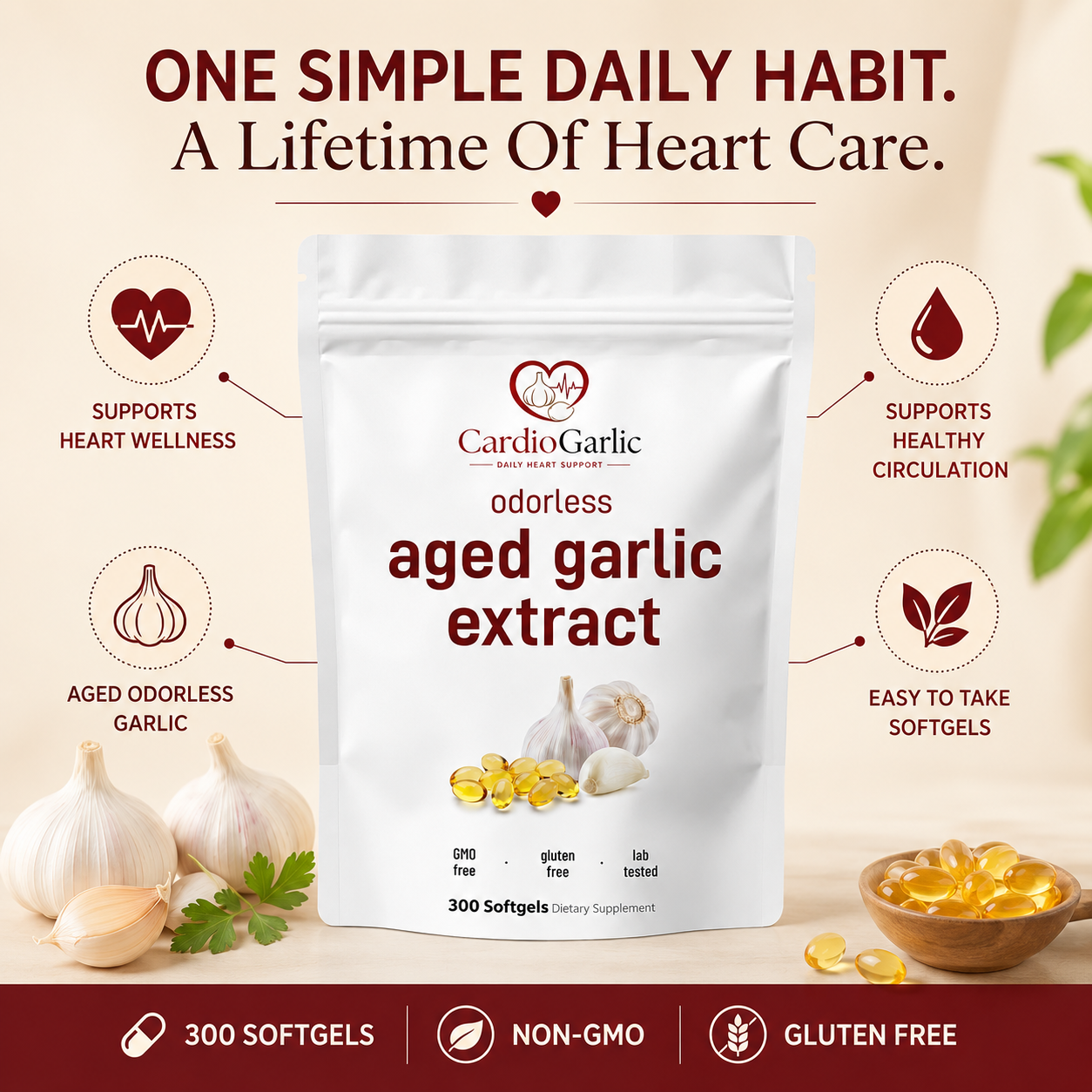CardioGarlic™ Aged Garlic Extract